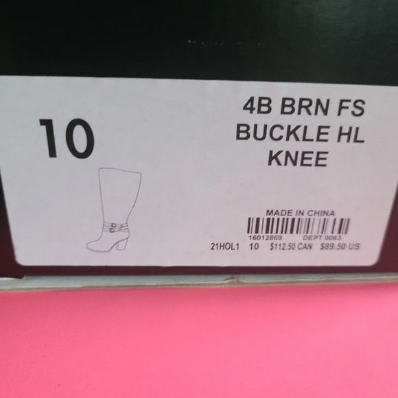 Torrid brown knee high boots size 10 - Picture 6 of 7